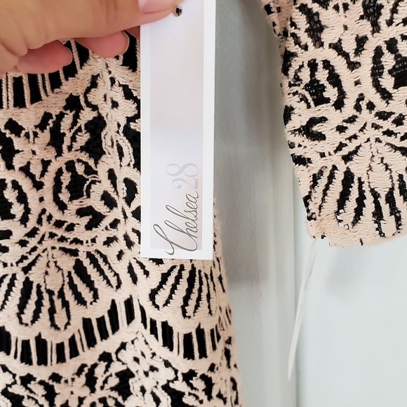 Chelsea28 Sz XXS 3/4 Sleeve Lace Cocktail Dress - Picture 5 of 8